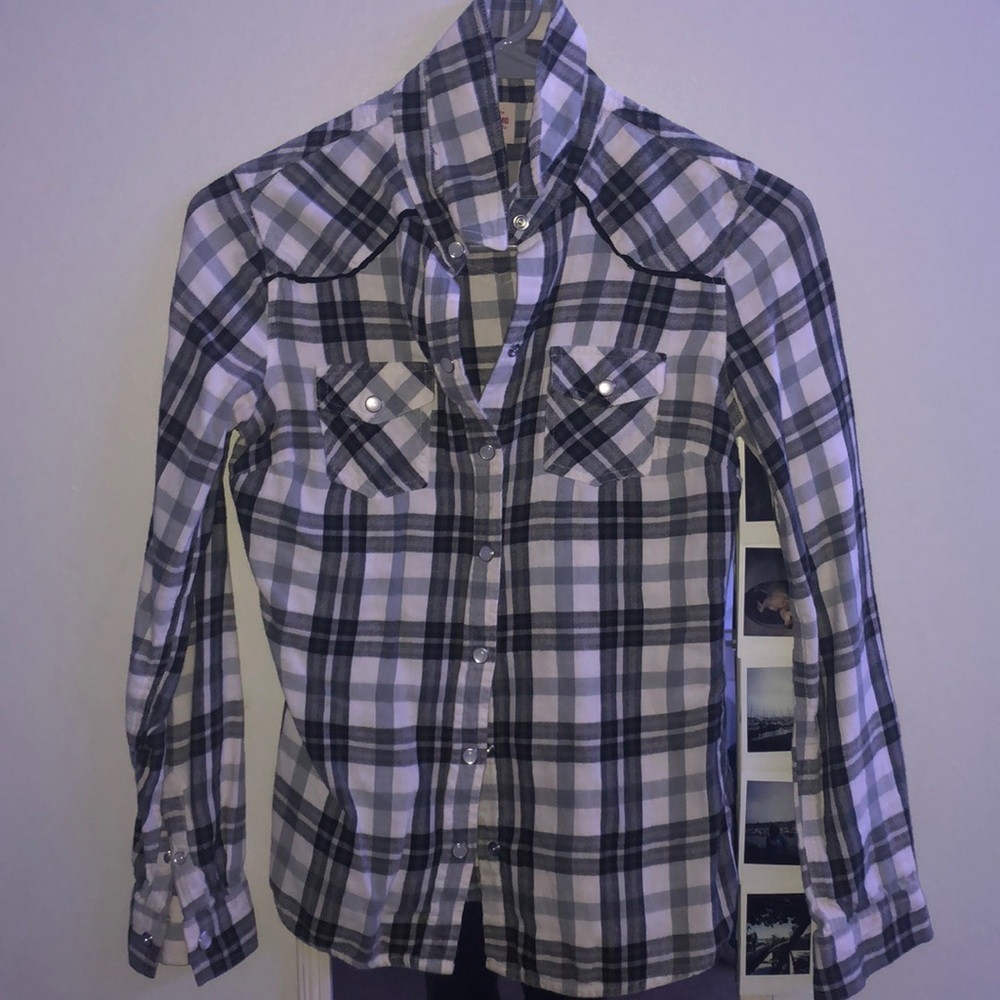 Black and white flannel